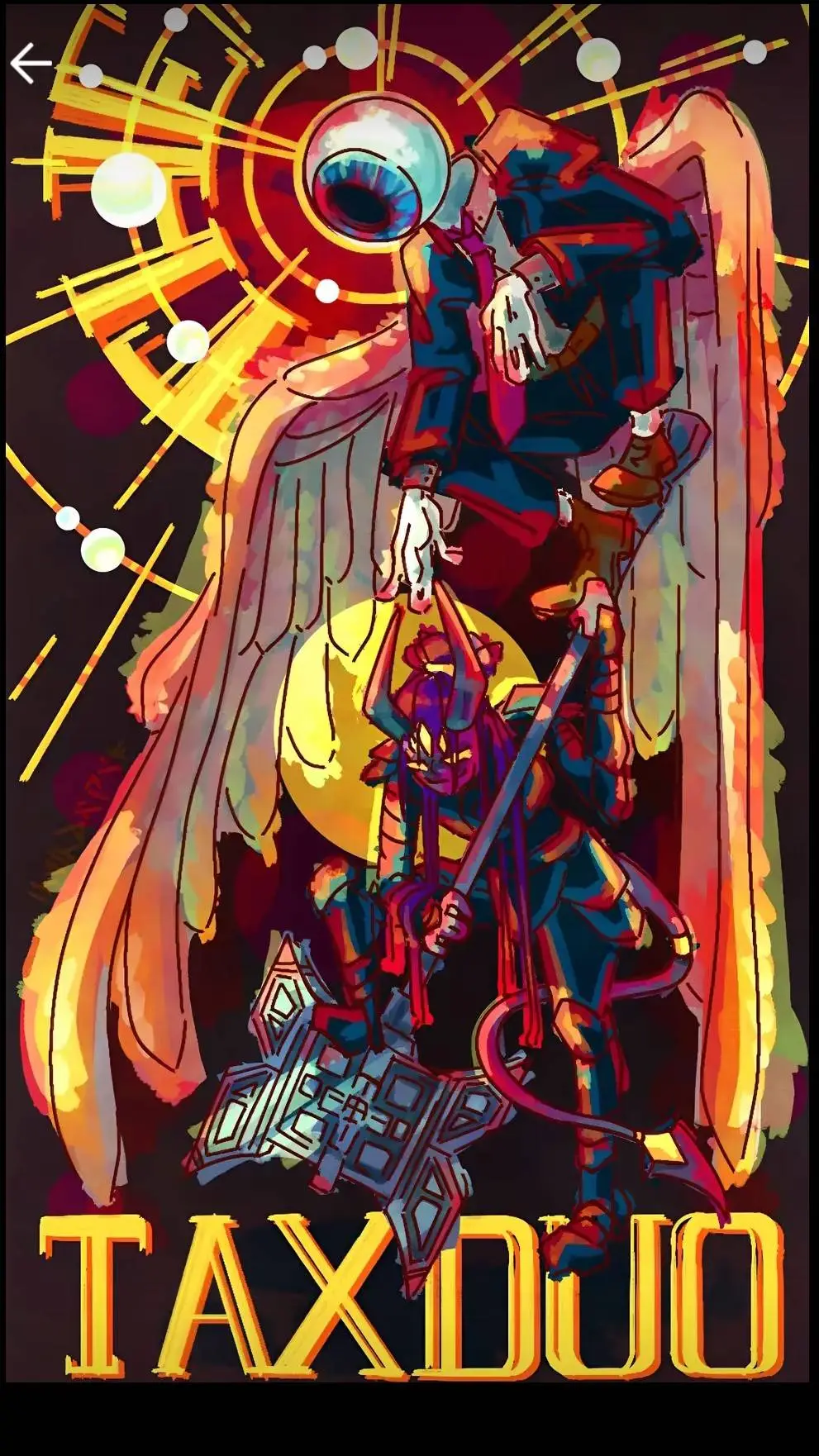 ai character: Monarch duo  background