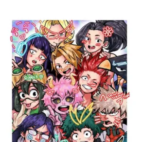 chat with ai character: Mha sleepover 