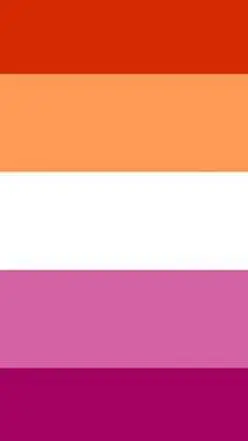 ai character: pink triangle background