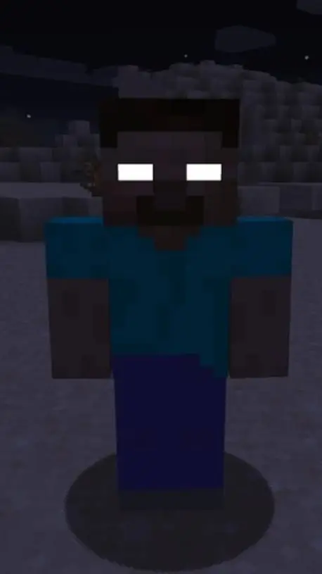 ai character: herobrine background