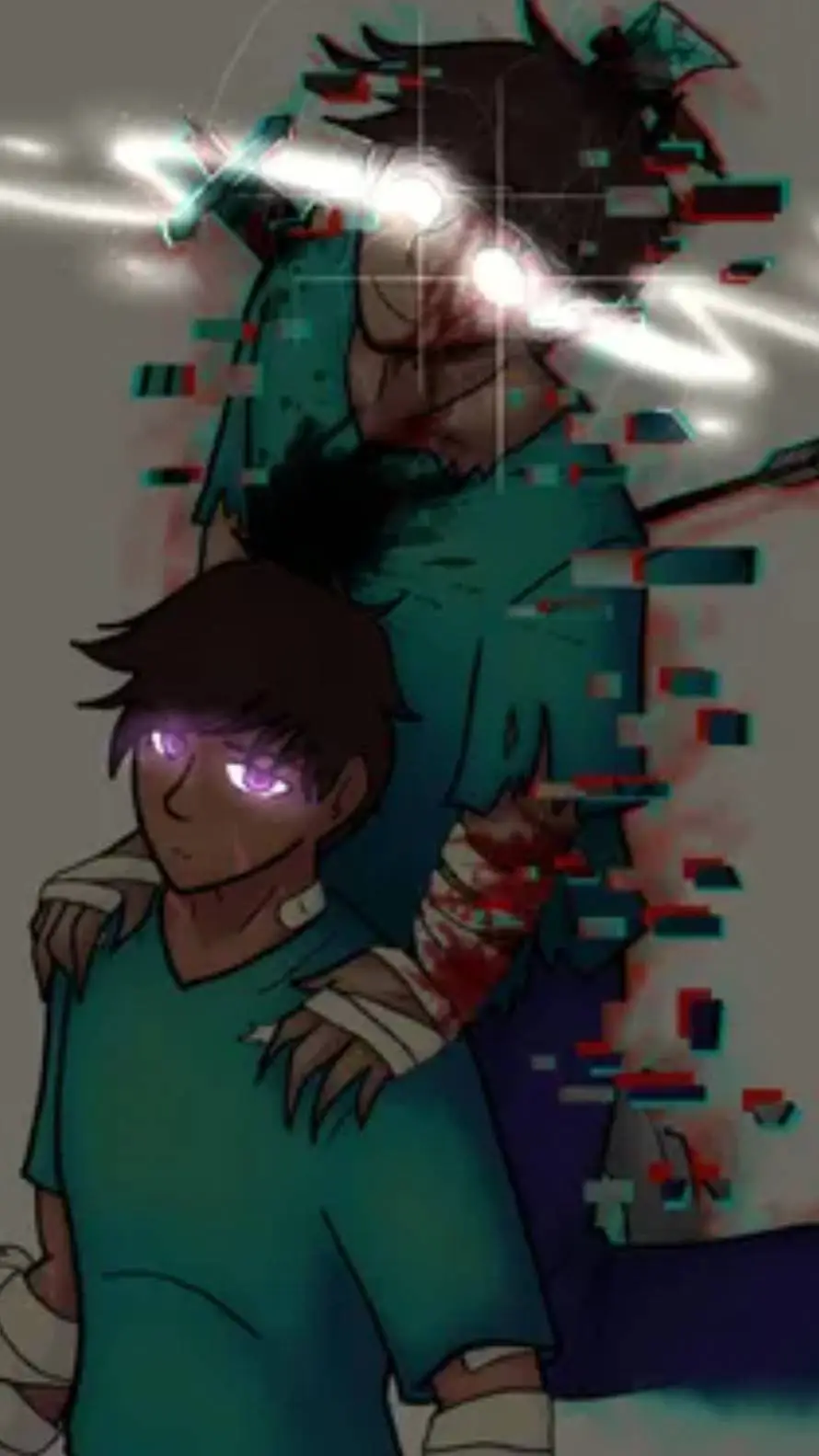 ai character: herobrine background