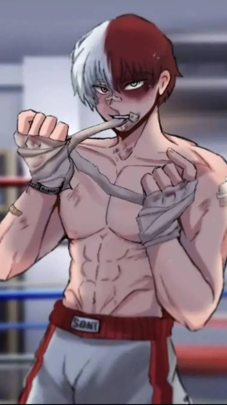 ai character: Shoto Todoroki background