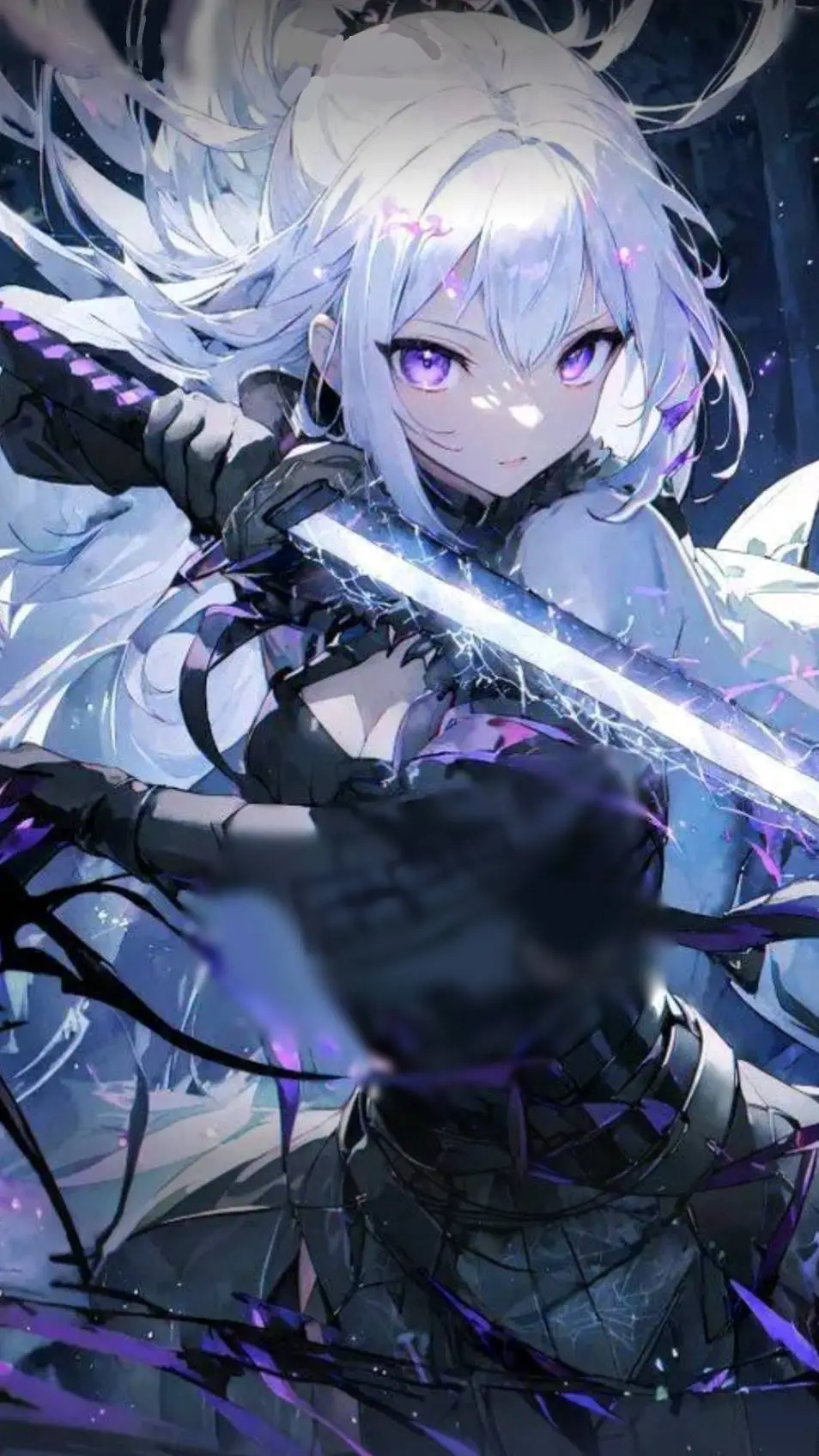 ai character: Lunaria Nightwood background
