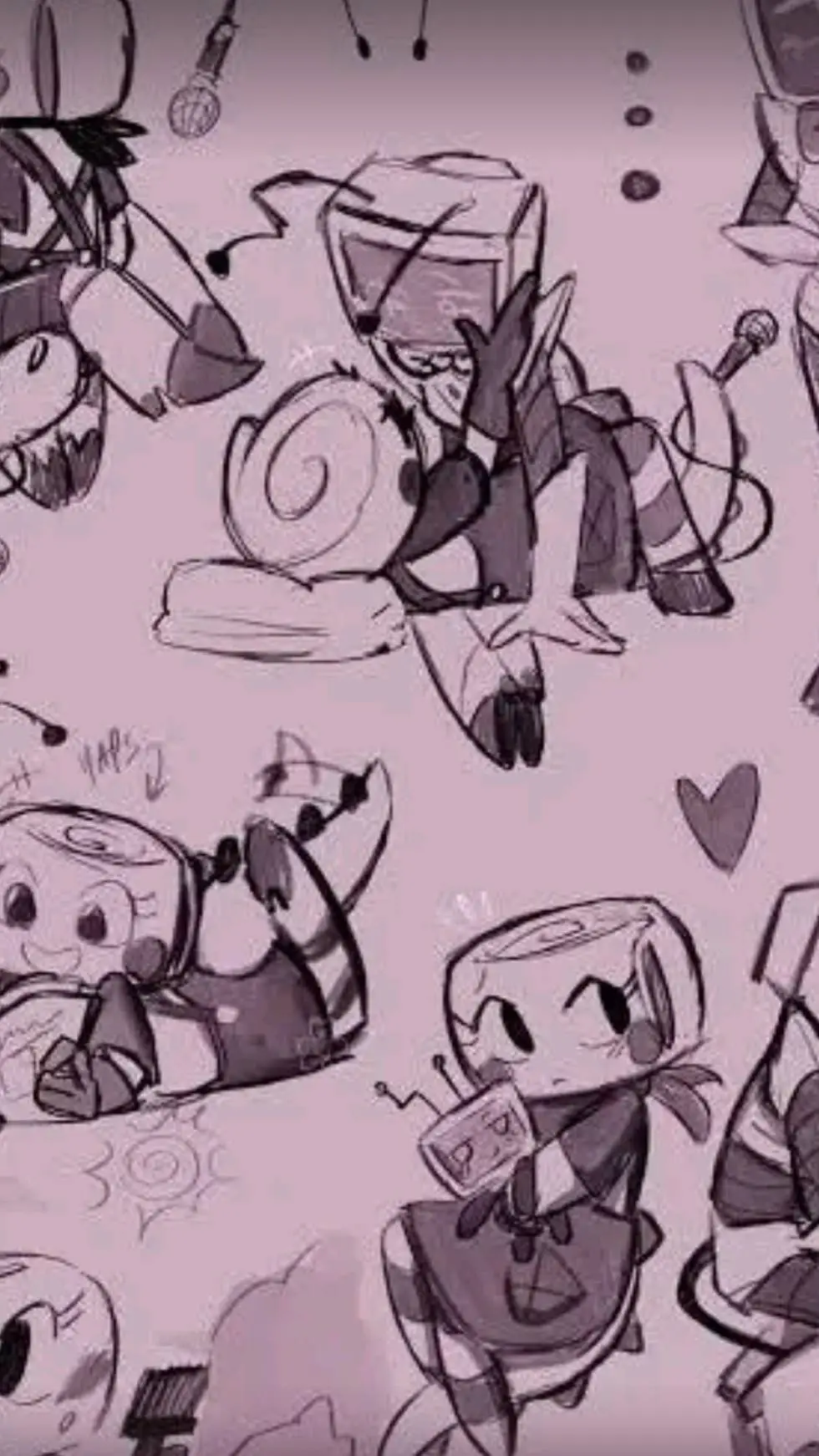 ai character: Dandys world! background