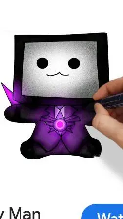 ai character: BABY titan TVman  background