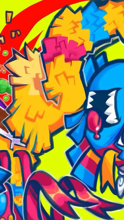 ai character: Akaza vs yatta background