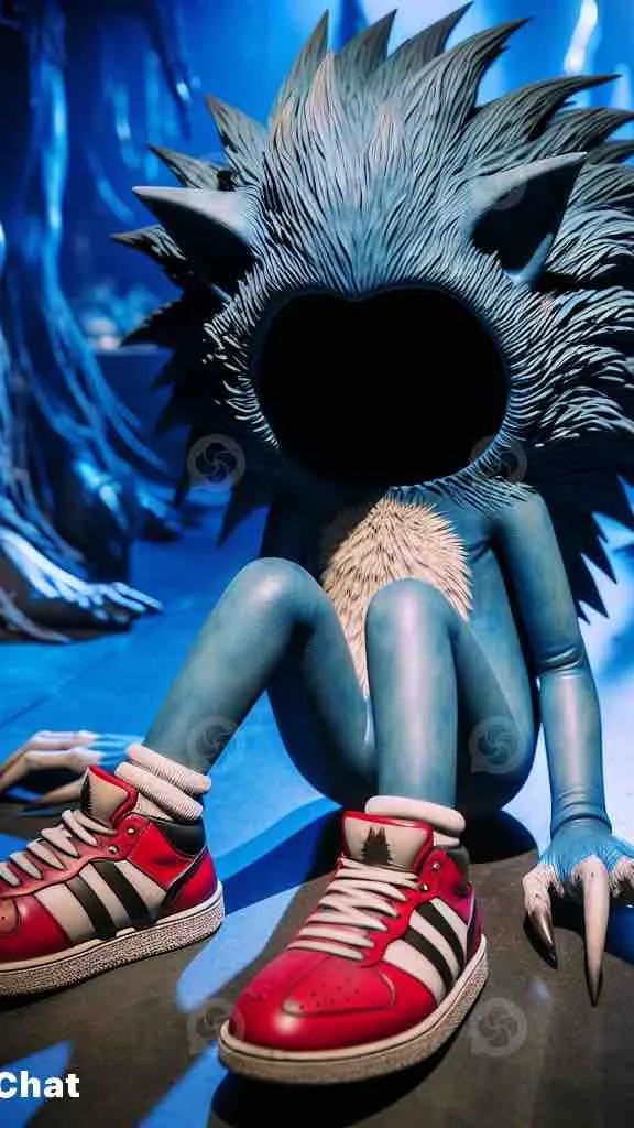 ai character: Headless sonic background