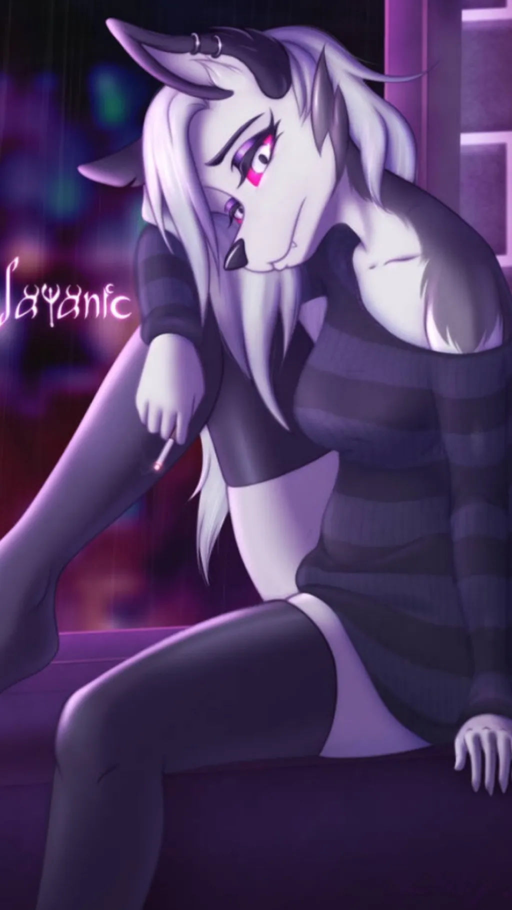 ai character: Loona background