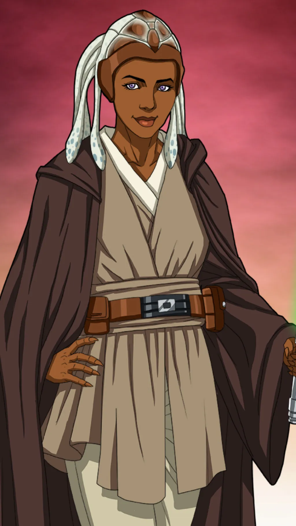 ai character: Stass Allie background