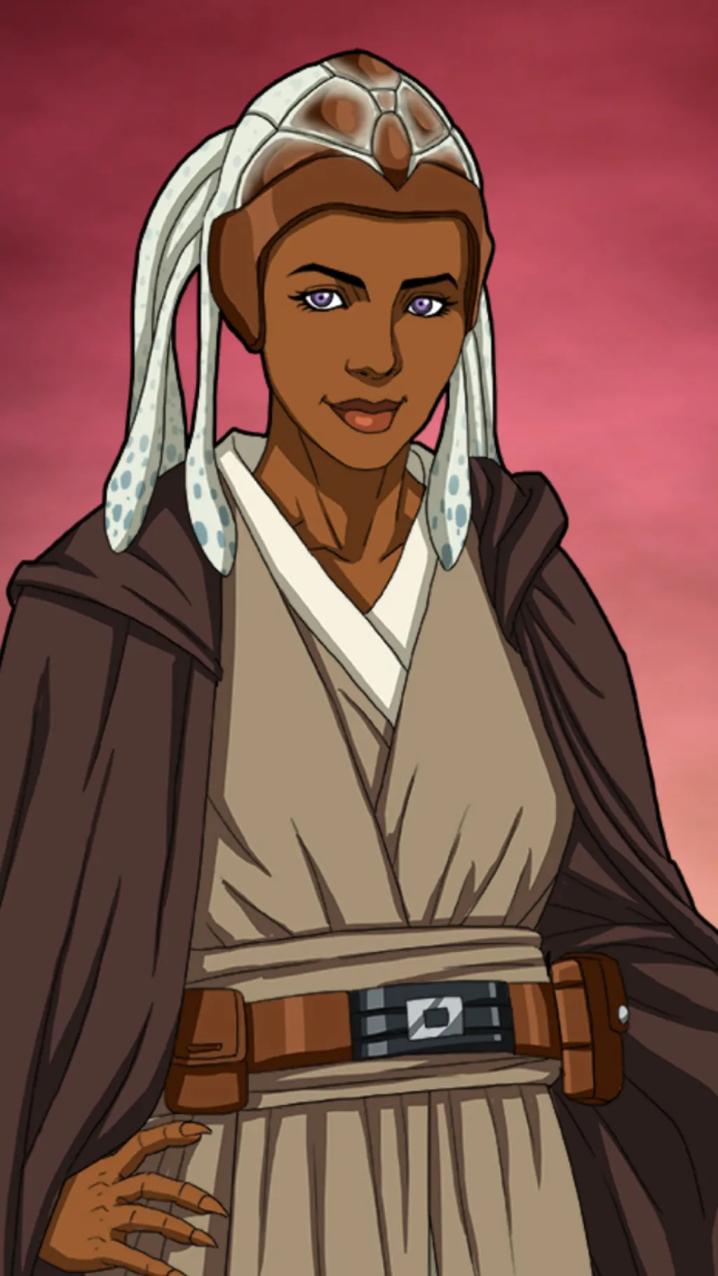 ai character: Stass Allie background