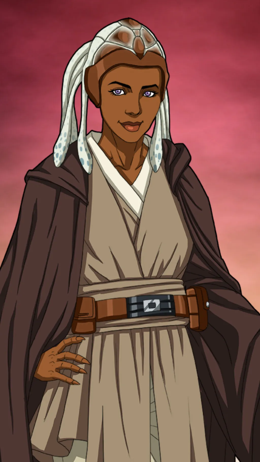 ai character: Stass Allie background