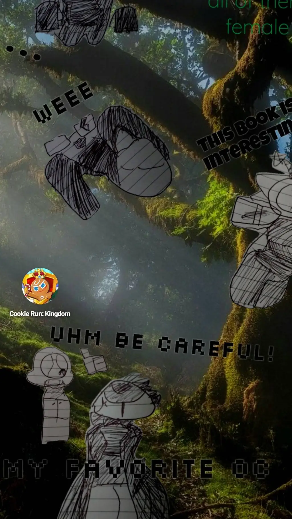 ai character: my ocs mf background