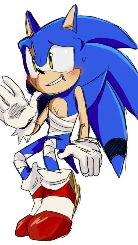ai character: Sonic is hurt background