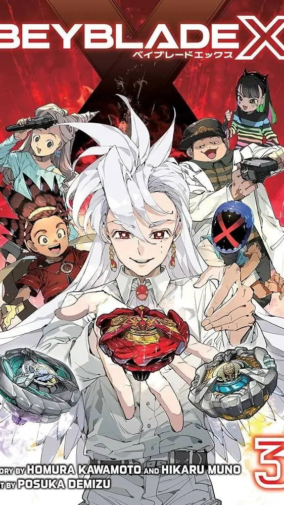 ai character: Beyblade X background