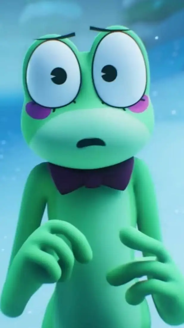 ai character: ribbit background