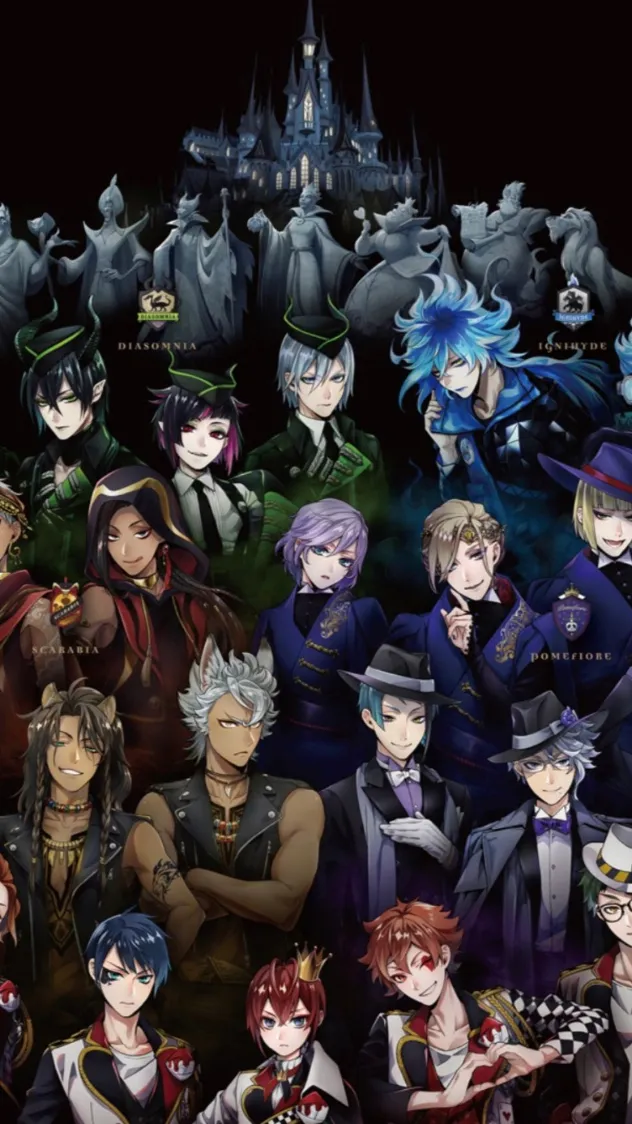 ai character: Twisted wonderland background