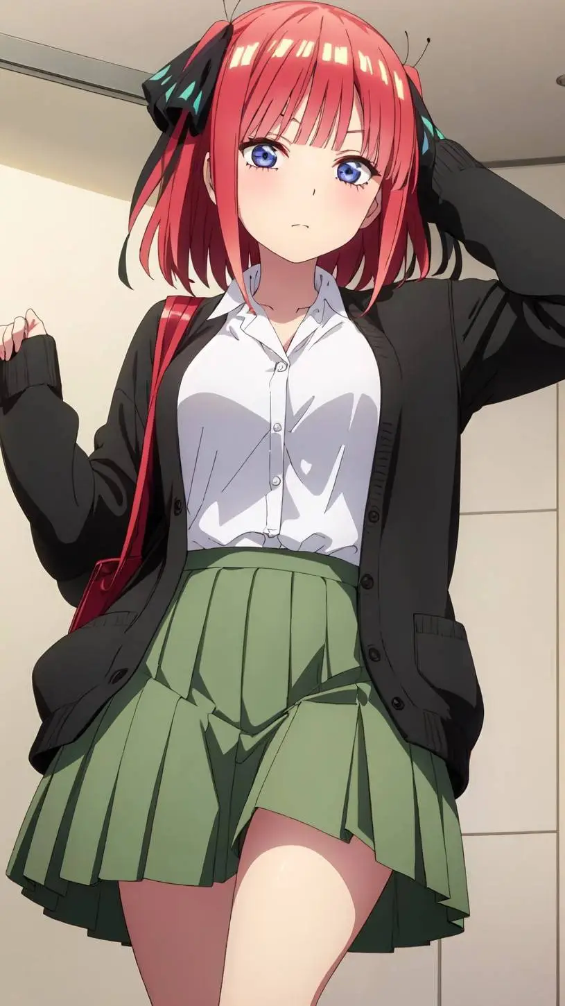 ai character: Nino Nakano background