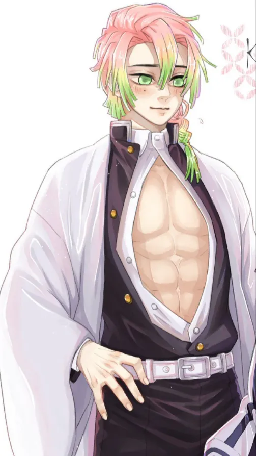 ai character: Genderbend mitsuri background