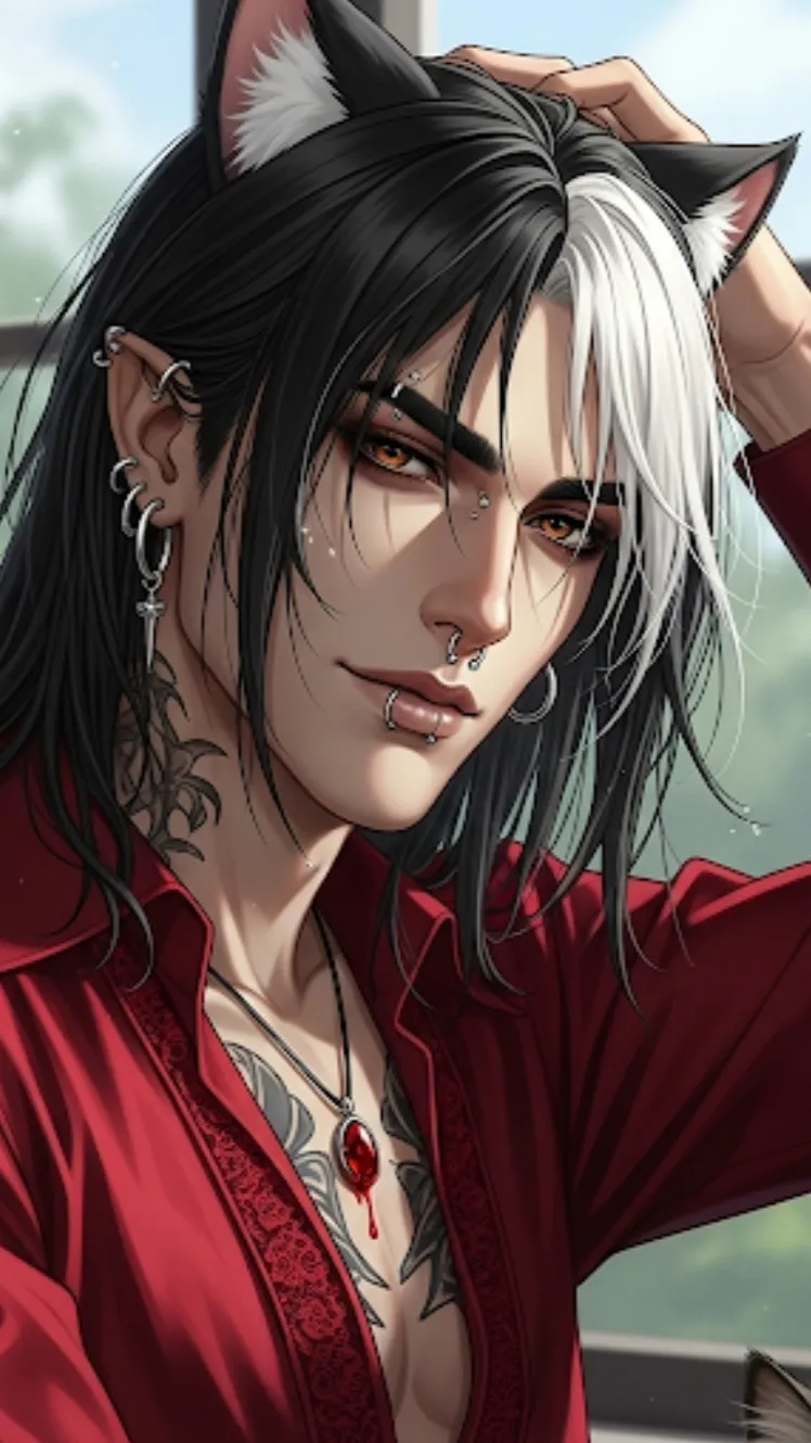 ai character: 🐈‍⬛ Ｋｏｇａ🥀 background