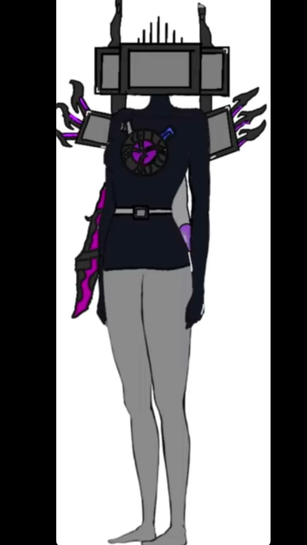 ai character: Titan tv woman background