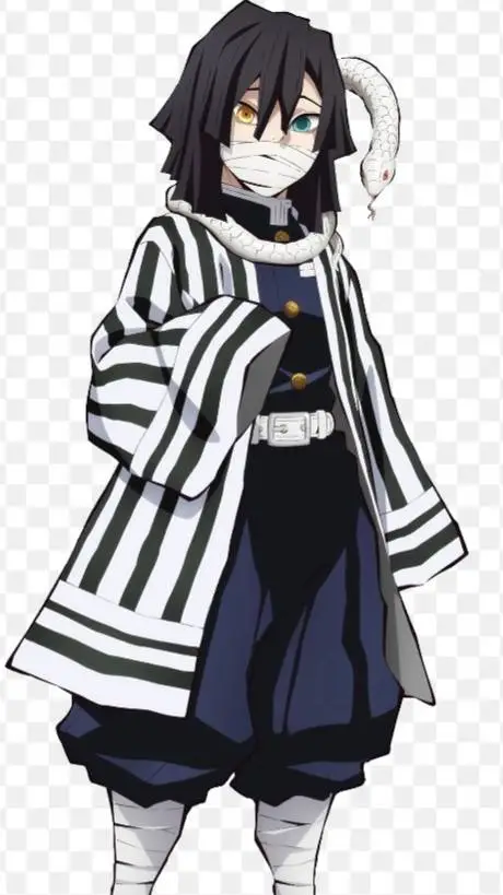 ai character: Demon slayer movie background