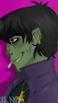 ai character: Murdoc Niccals  background