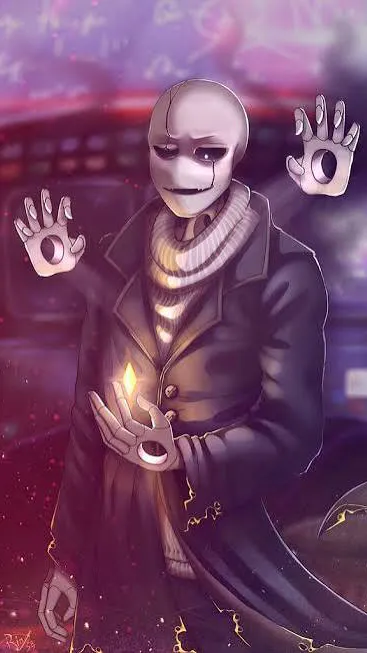 ai character: W. D Gaster  background