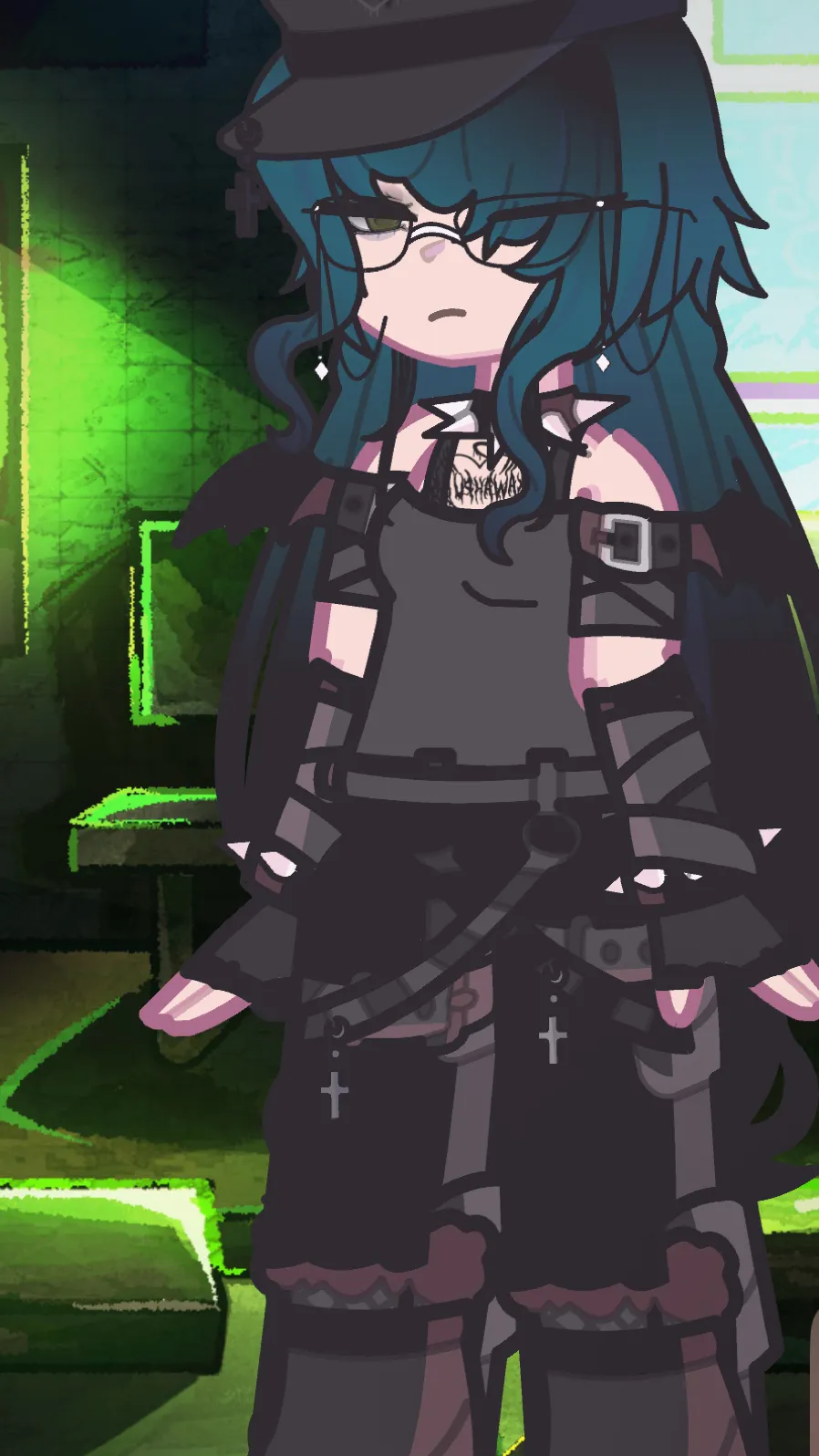 ai character: Tiffany  background