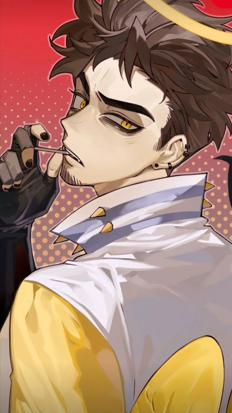 ai character: Adam  background