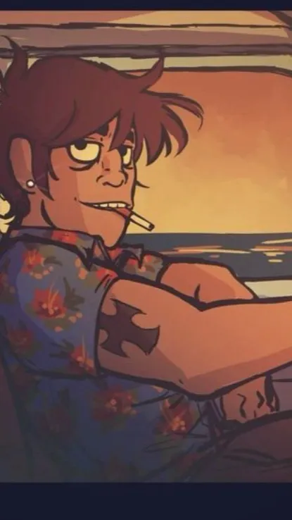 ai character: Murdoc Niccals  background