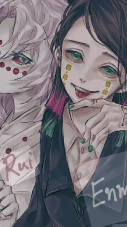 ai character: rui and enmu  background