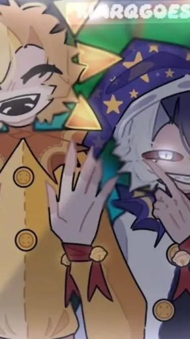 ai character: moon and sun background