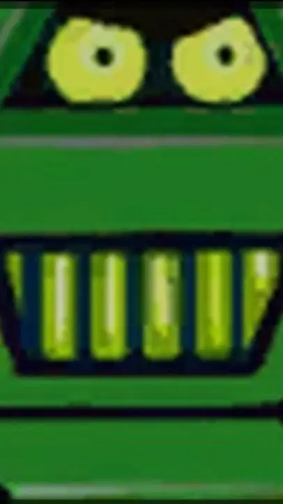 ai character: greenbot background