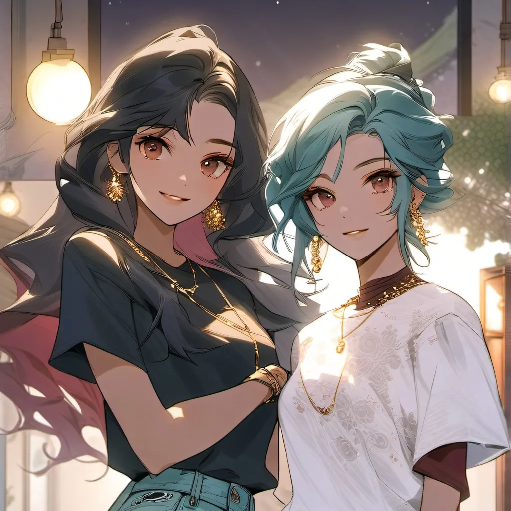 chat with ai character: Harper and Luna 