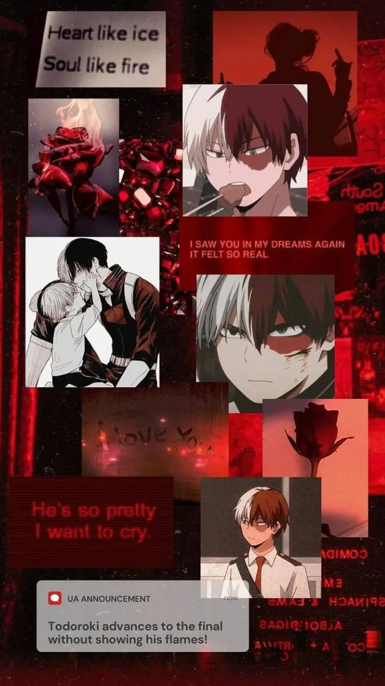 ai character: shoto/todoroki  background