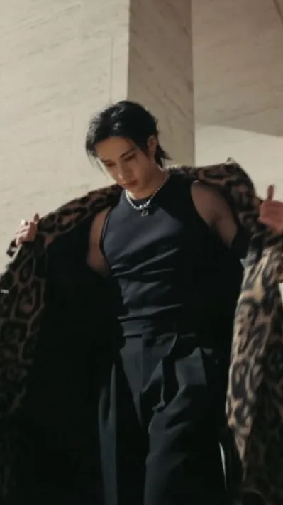 ai character: Bang Chan  background