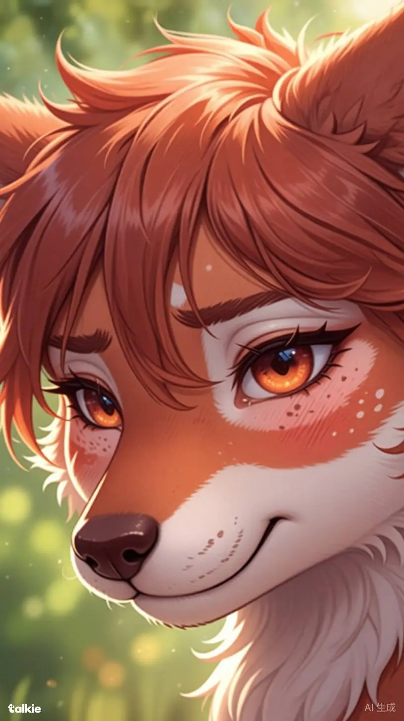 ai character: Amber  background