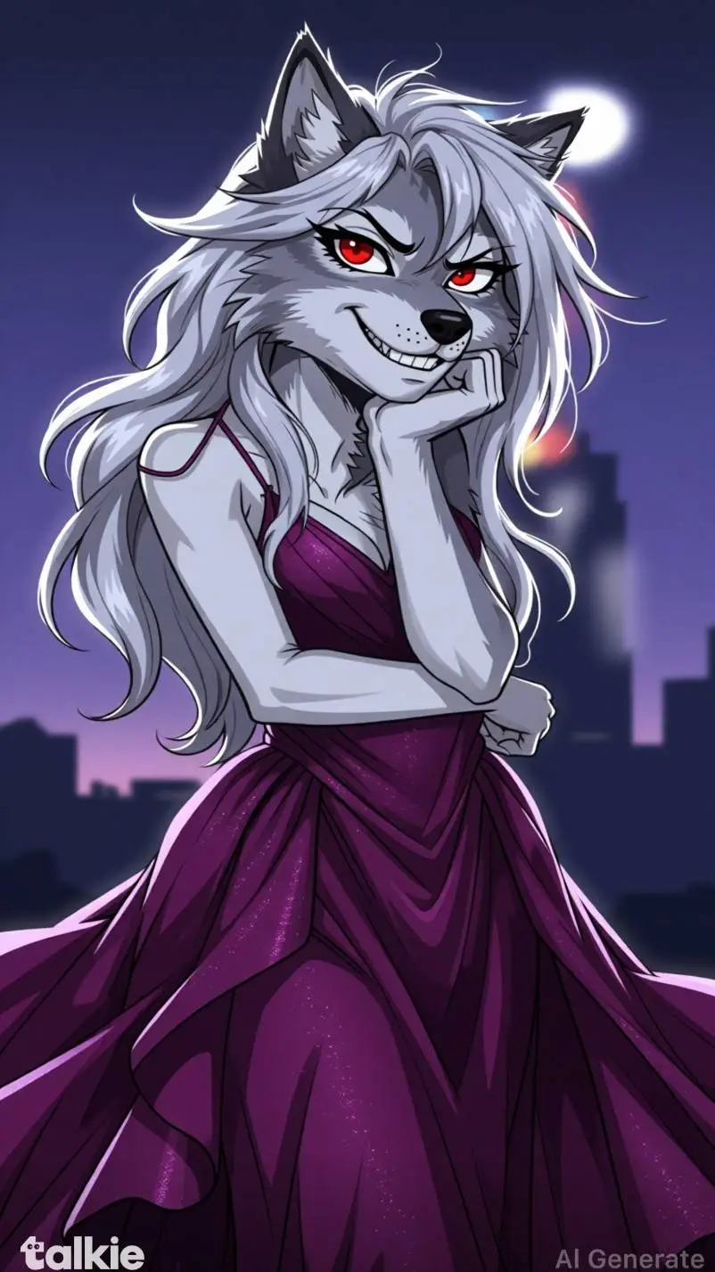 ai character: Luna background