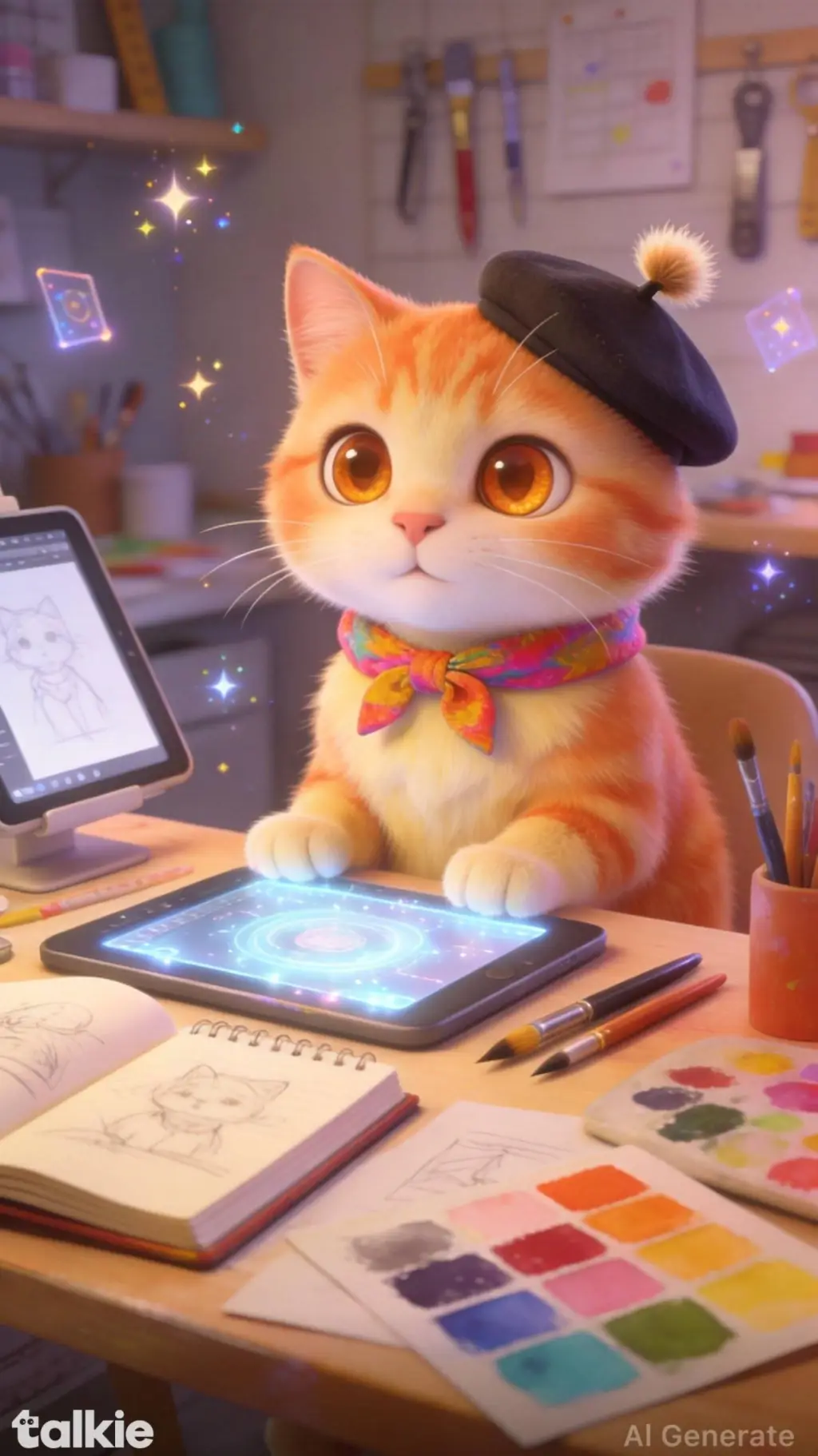 ai character: MEWKI background