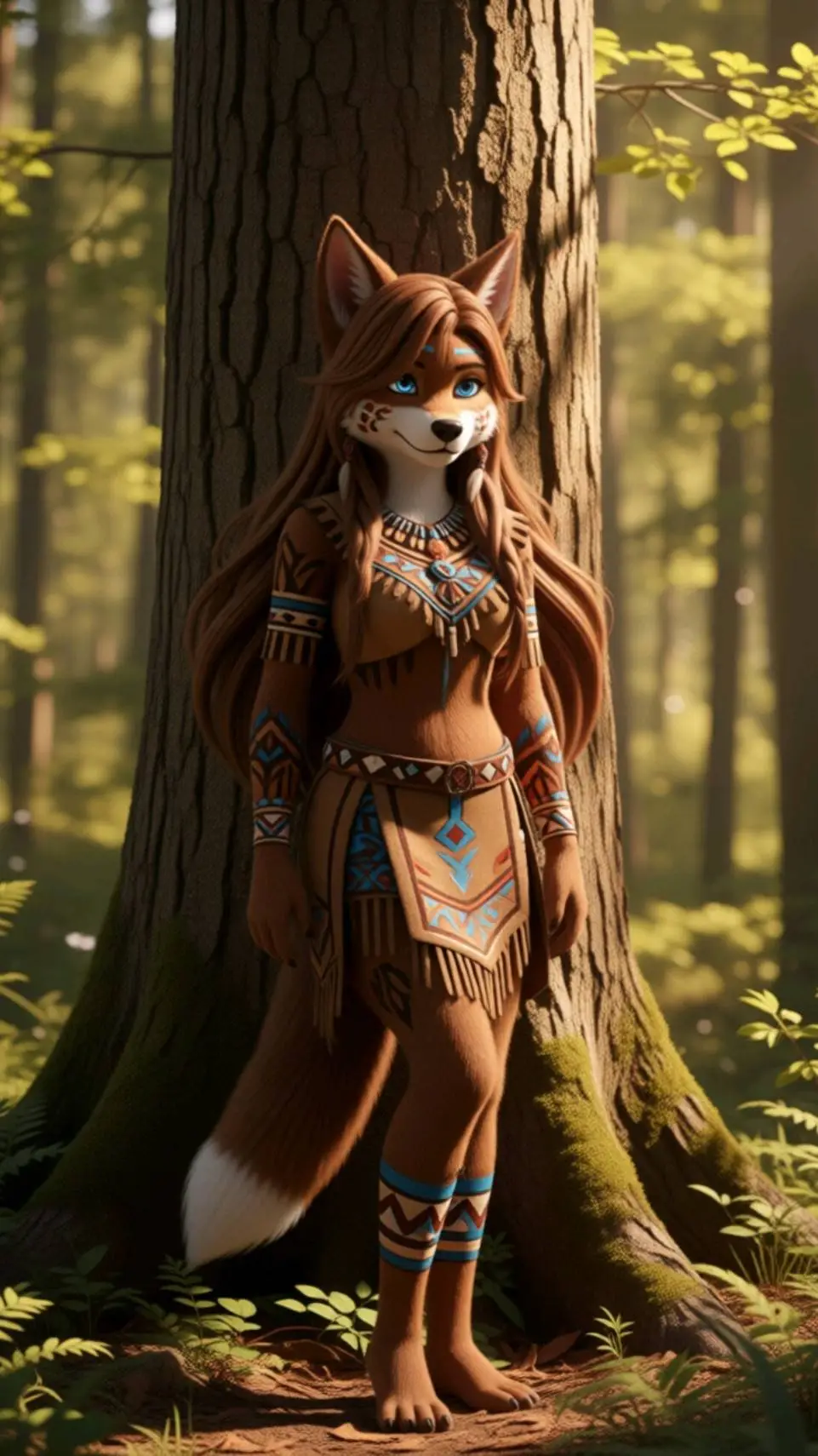 ai character: Little Paw background