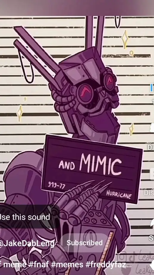 ai character: mimic  background