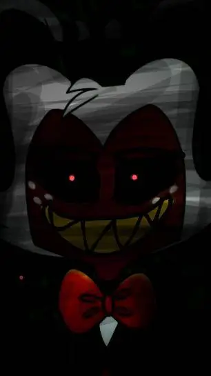 ai character: demonic Moxxie  background