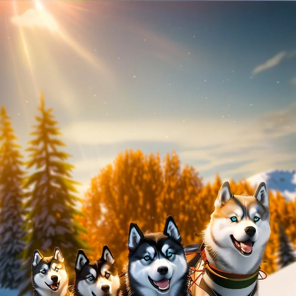 chat with ai character: Sled dog
