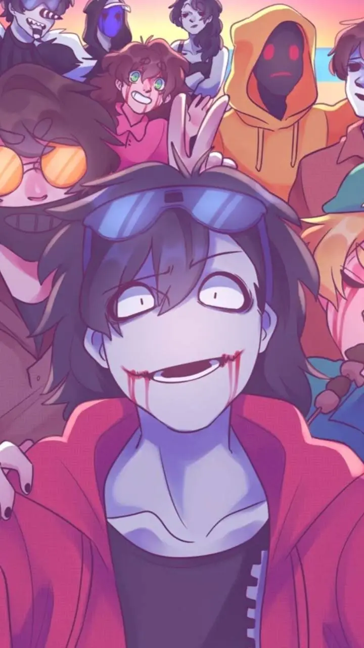 ai character: MHA Slenderman background