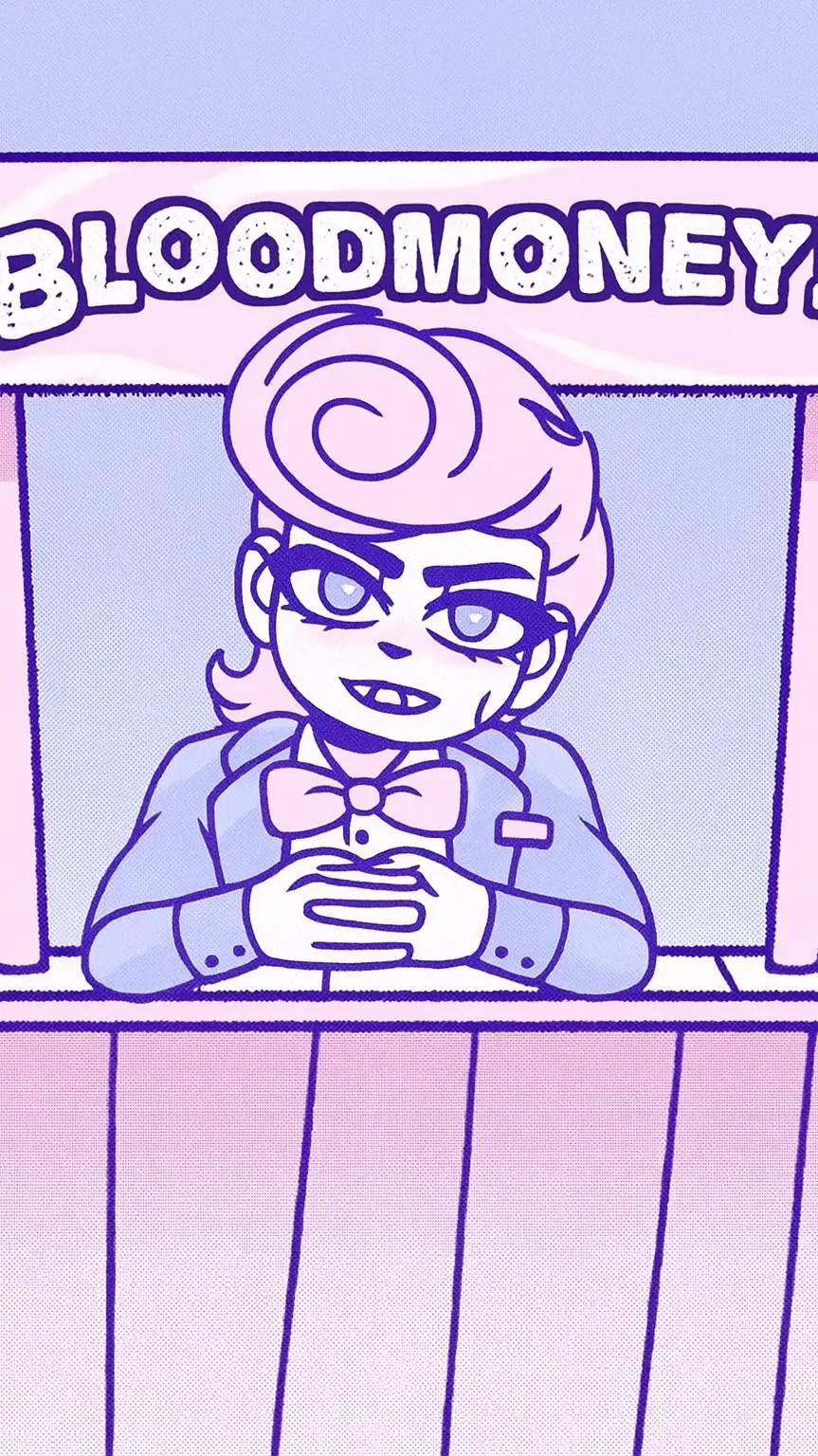 ai character: Harvey  background