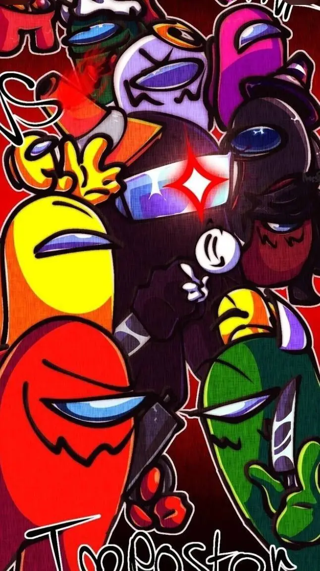 ai character: Among us  background