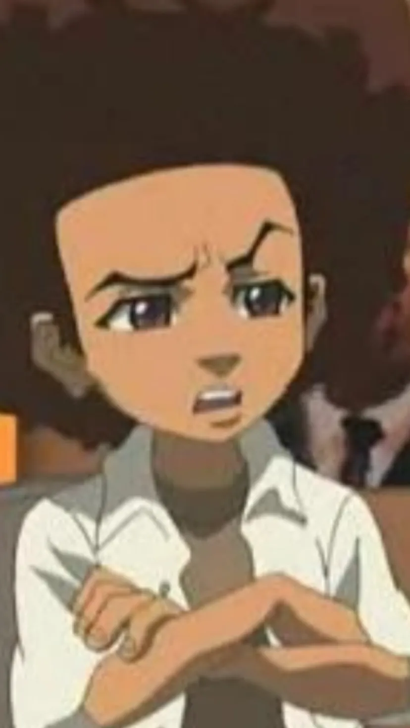 ai character: Huey freeman 3:)) background