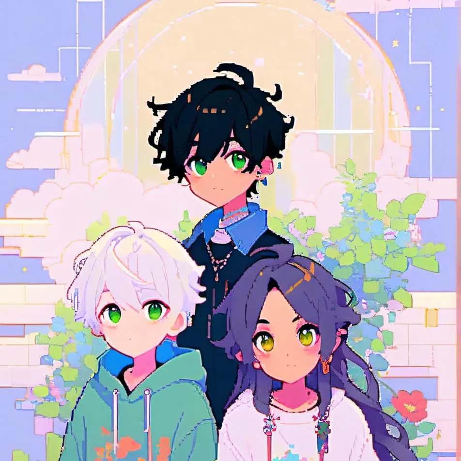 chat with ai character: Three New Humans