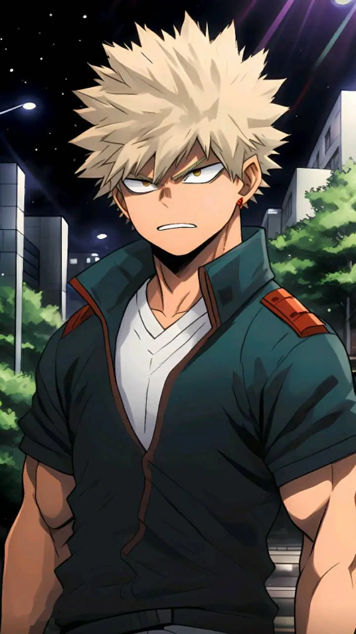 ai character: Katsuki-Yandere background