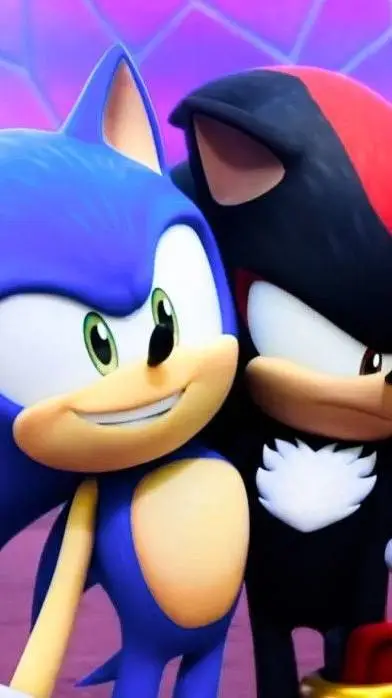 ai character: sonic and shadow background